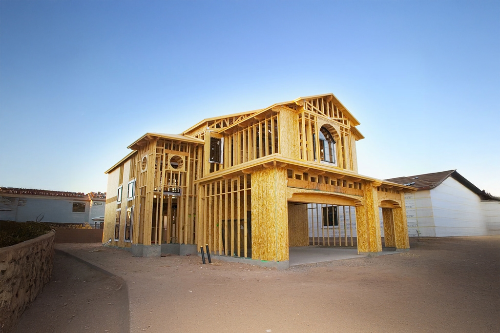 A building in progress