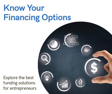 A wheel displaying finance options